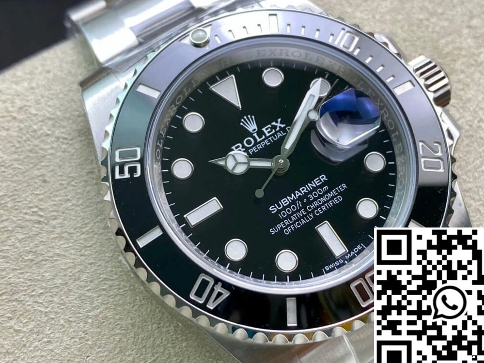 Rolex V4 Clean Black Factory Submariner Dial 116610LN-97200 0428